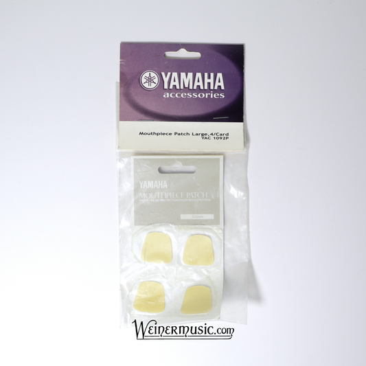 Yamaha Mouthpiece Patch Large, Clear, 0.5mm 4-pack - OLD STOCK