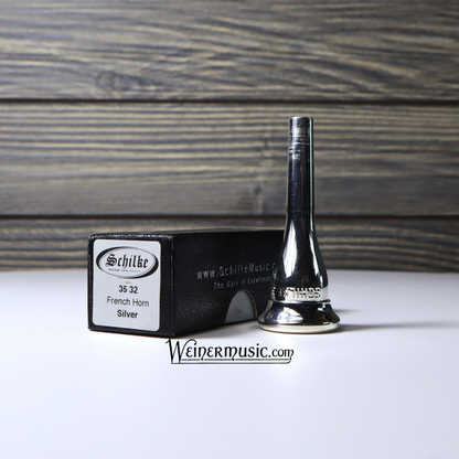 Schilke Silver Plated French Horn Mouthpiece 32 B-STOCK