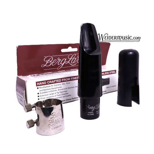 Berg Larsen Black Ebonite Tenor Sax Mouthpiece 95/0 SMS B-STOCK