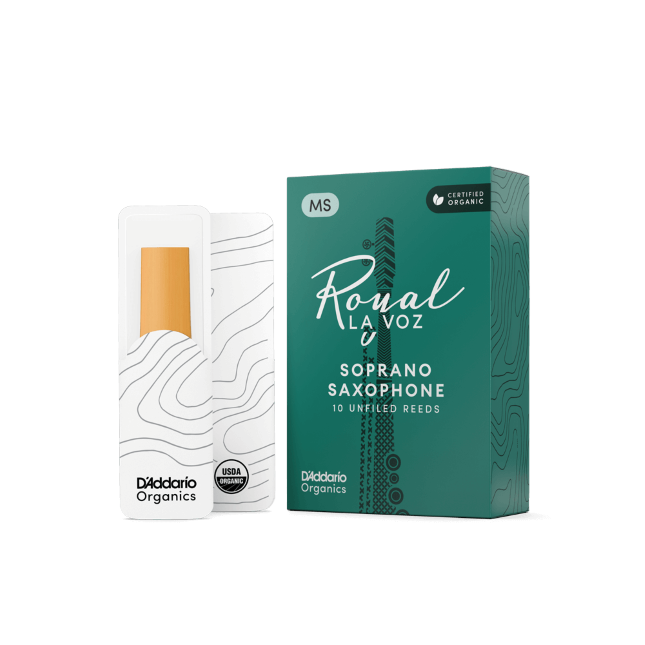 Royal La Voz Organic Soprano Saxophone Reeds Soft 10-Pack