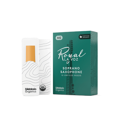 Royal La Voz Organic Soprano Saxophone Reeds Soft 10-Pack