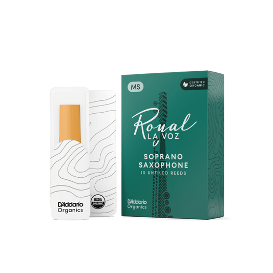 Royal La Voz Organic Soprano Saxophone Reeds Soft 10-Pack