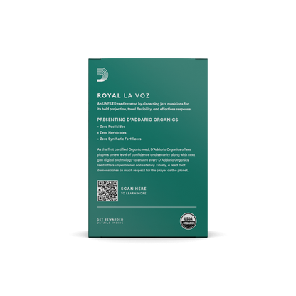 Royal La Voz Organic Soprano Saxophone Reeds Soft 10-Pack