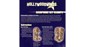 Hollywoodwinds Clamp Set -Tenor Sax