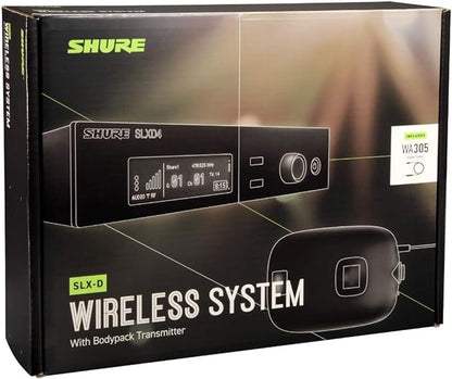 SHURE SLXD14 Wireless System with SLXD1 Bodypack Transmitter G58 Frequency Band