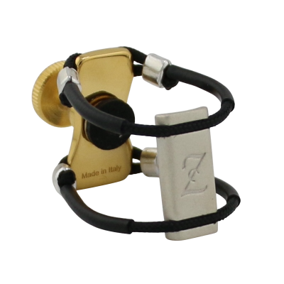Zac ZL-6104NX New Top Gold Metal Ligature X-Grip - For Bb Clarinet Mouthpiece, Medium Size