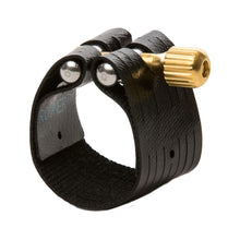 Load image into Gallery viewer, Rovner Dark Baritone Sax Ligature &amp; Cap for Metal Mouthpieces