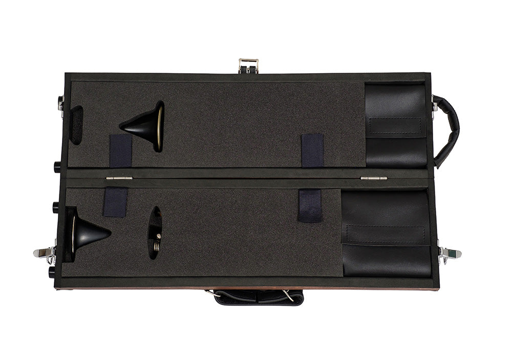 Wiseman Professional Range Wooden Double Clarinet Case