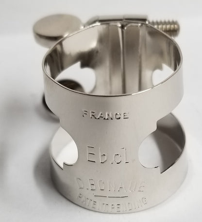 Bonade Regular Eb Clarinet Nickel Ligature - 2251