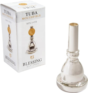 Blessing Tuba Mouthpiece Silver Plated