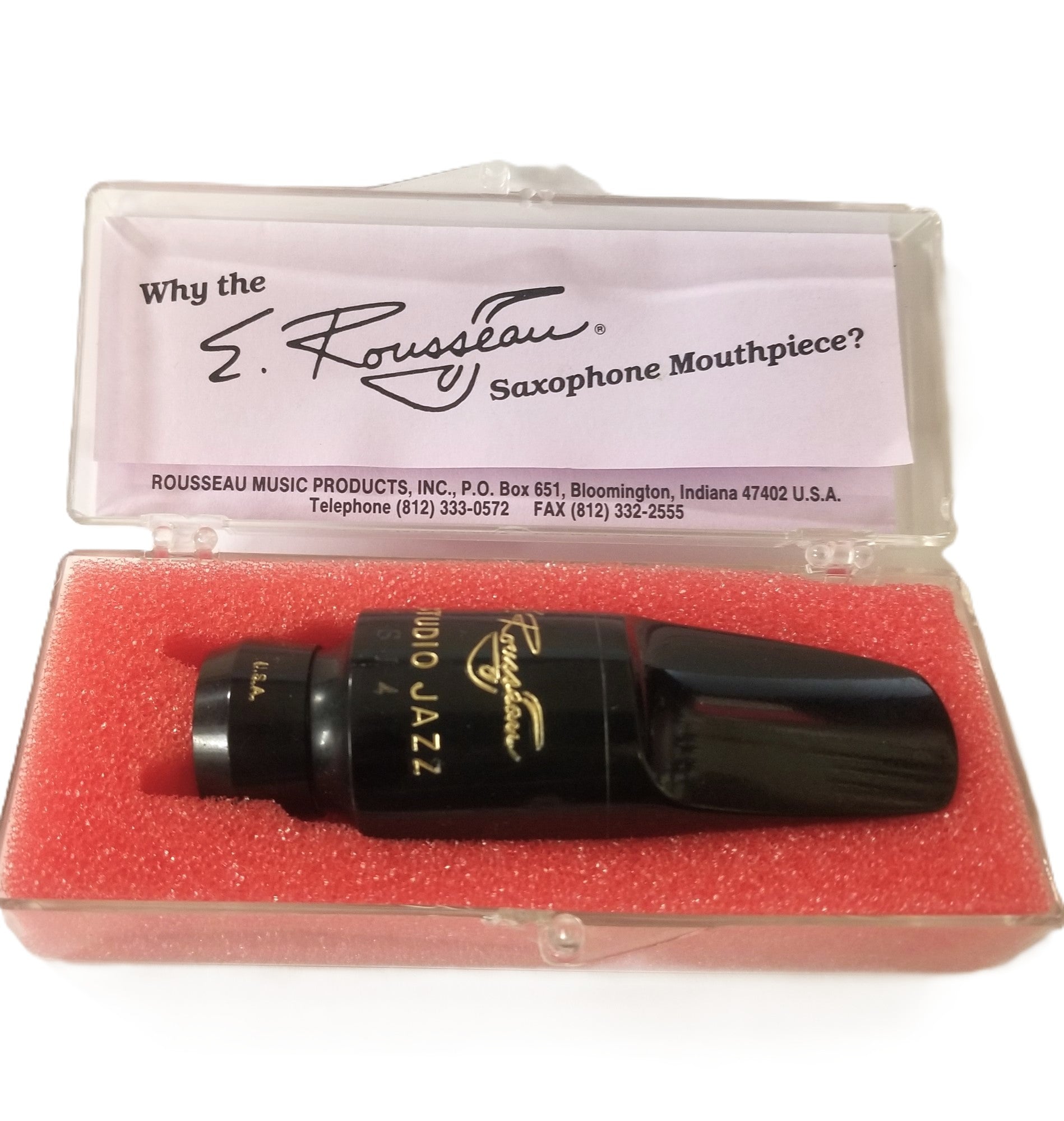 Original E. Rousseau Studio Jazz Alto Sax Mouthpiece DISCONTINUED