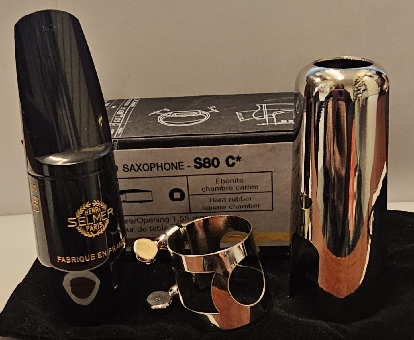 Selmer S-80 C* Alto Sax Mouthpiece Kit with Standard Ligature and Metal Cap