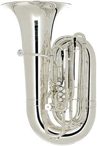 Meinl Weston CC Tuba - 3/4 Size - 4 Piston / 1 Rotary Valves - Silver Plated - 3450-S-3/4
