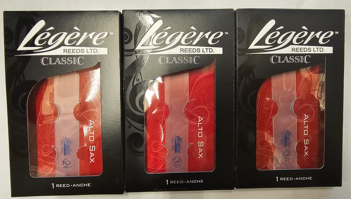 Legere Classic Alto Saxophone Reeds - Original Packaging