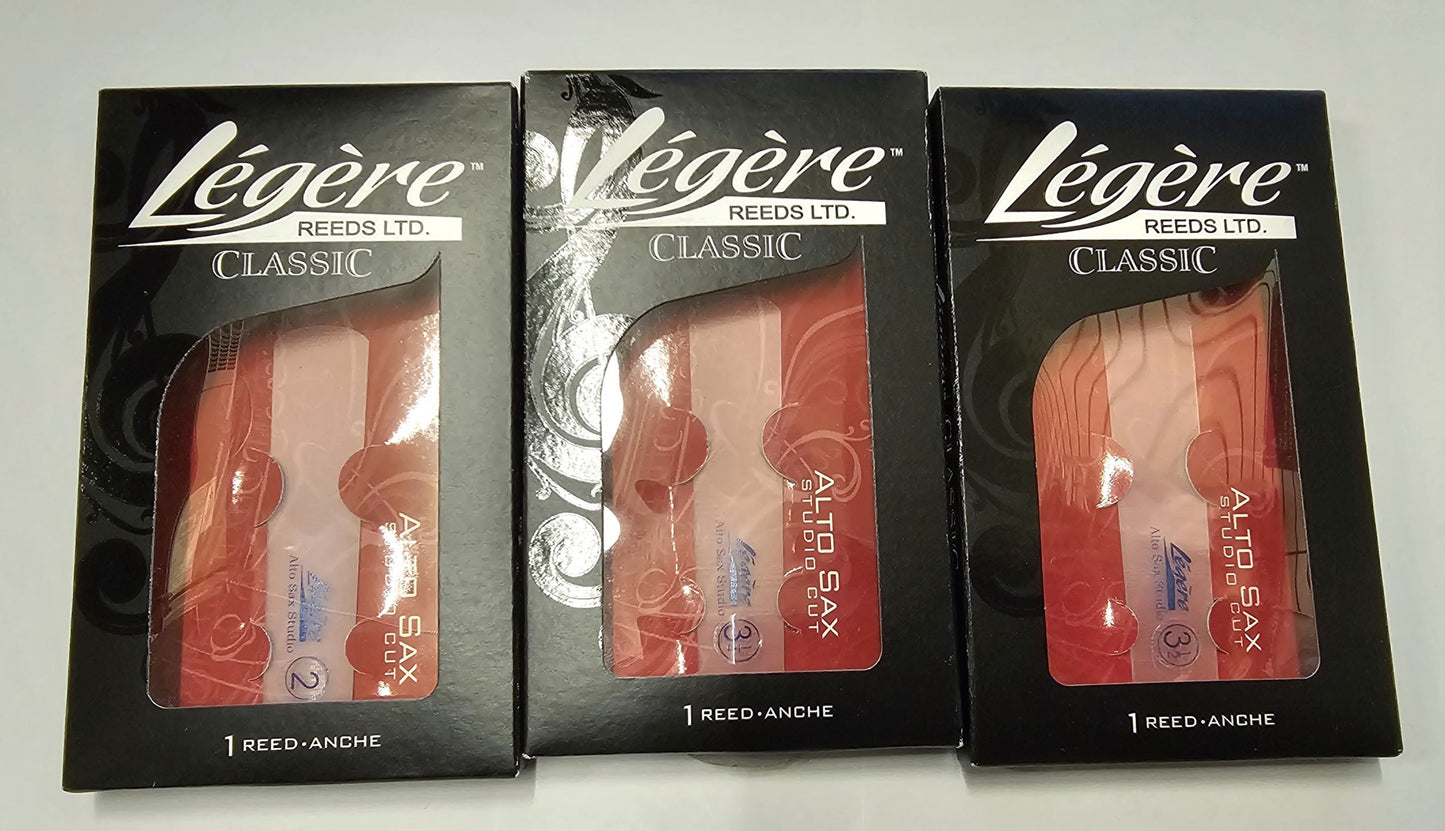 Legere Studio Cut Alto Saxophone Reeds 3.5 - Original Packaging