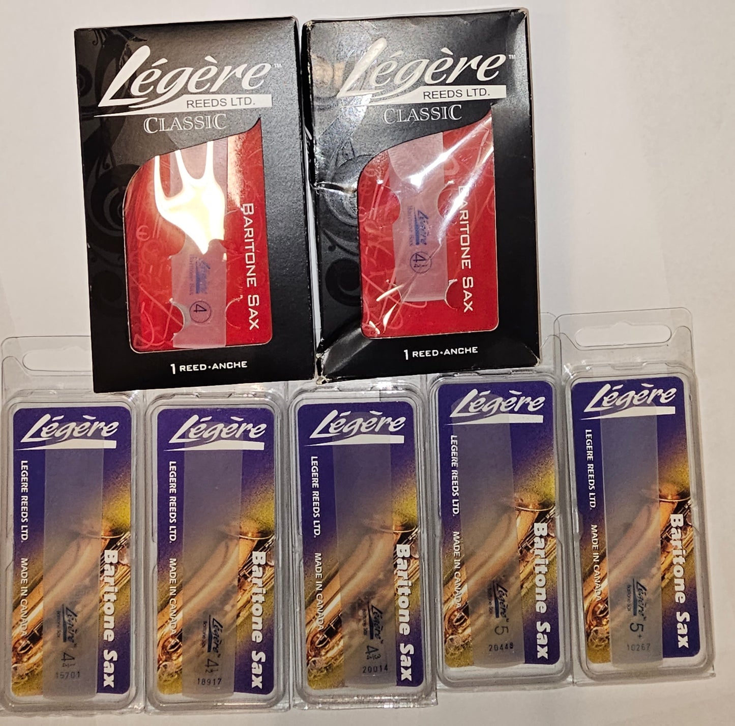 Legere Classic Baritone Saxophone Reeds - Original Packaging