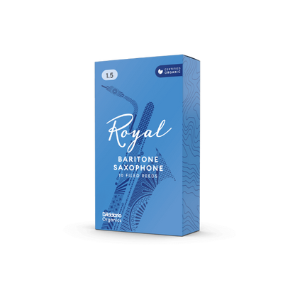 Royal by D'Addario Baritone Saxophone Reeds Filed - 10 Per Box