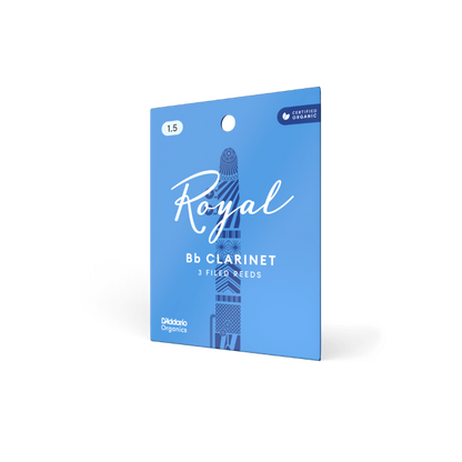 Royal by D'Addario Bb Clarinet Reeds - 3 Pack