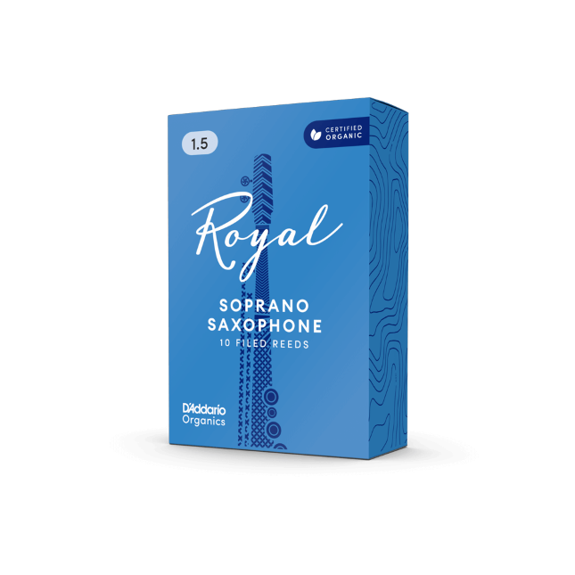 Royal by D'Addario Soprano Saxophone Reeds Filed - 10 Per Box