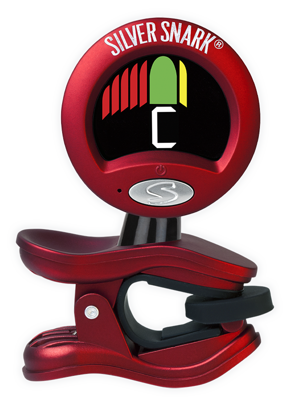 Snark Clip-On Tuner Chromatic, For All Instruments - Red 2.0 Longer Battery Life