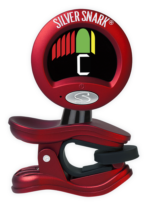 Snark Clip-On Tuner Chromatic, For All Instruments - Red 2.0 Longer Battery Life