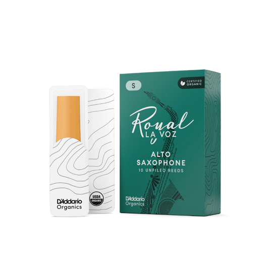 Royal La Voz Organic Alto Saxophone Reeds Soft 10-Pack