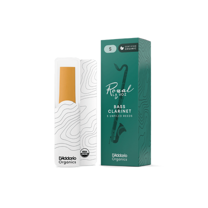 Royal La Voz Organic Bass Clarinet Reeds Medium 5-Pack