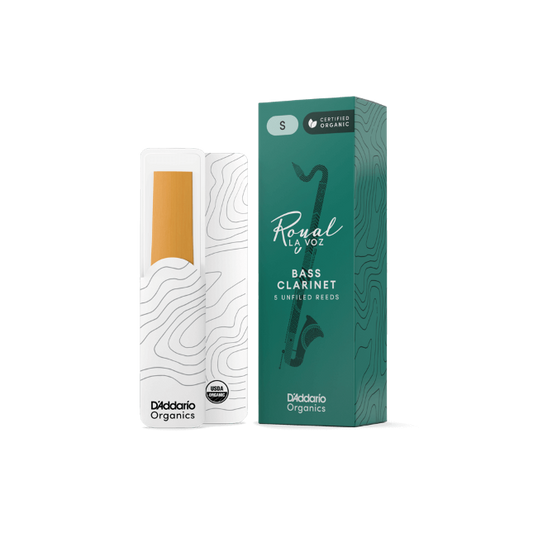 Royal La Voz Organic Bass Clarinet Reeds Medium 5-Pack