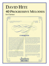 Load image into Gallery viewer, BARRET Forty Progressive Melodies for Clarinet - B382