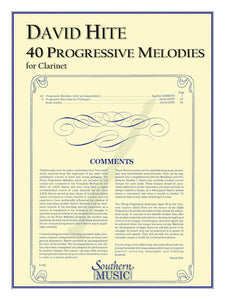 BARRET Forty Progressive Melodies for Clarinet - B382