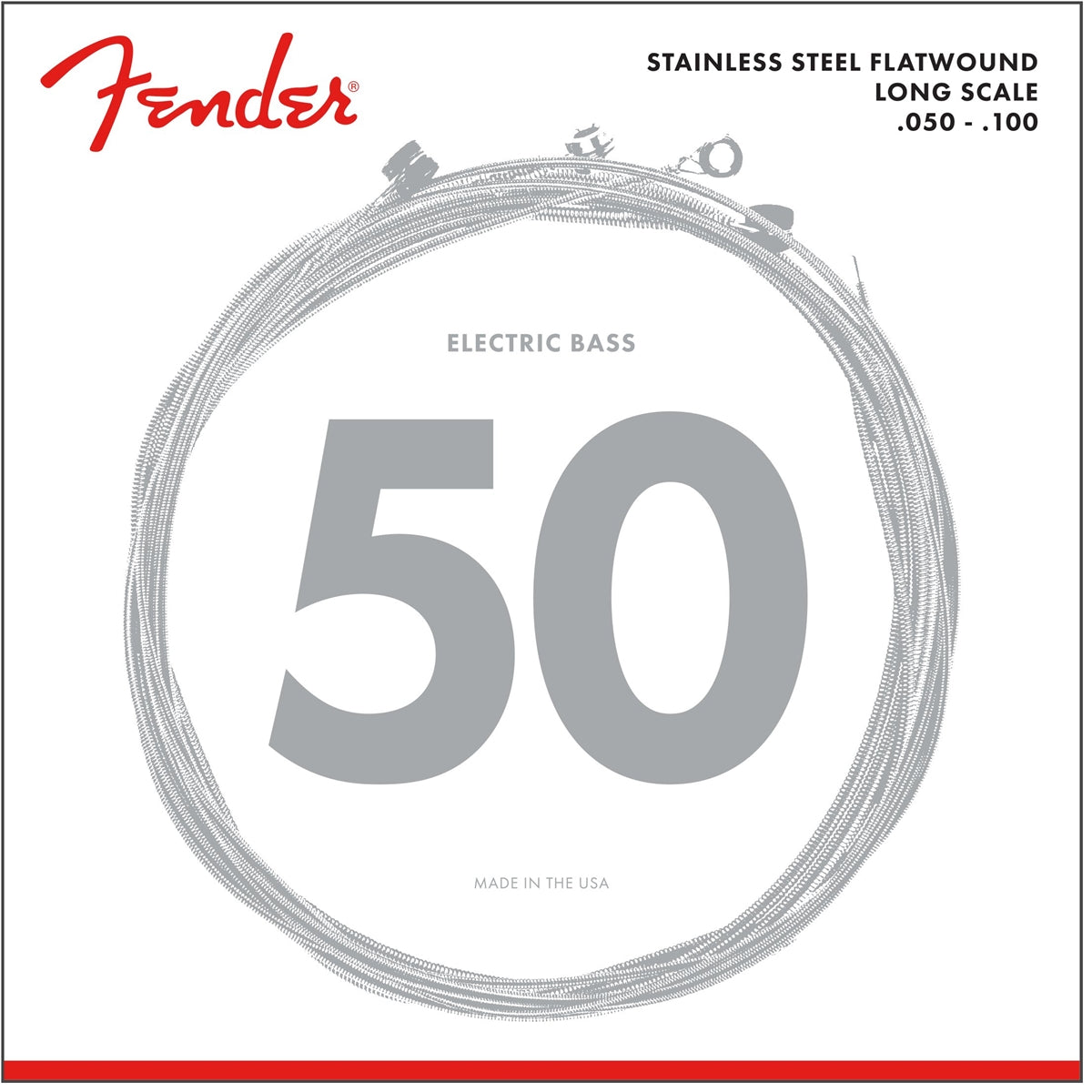 Fender Stainless Steel Flatwound Long Scale Electric Bass