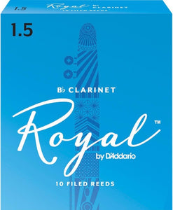 Royal by D'Addario Bb Clarinet Reeds Filed - 10 Per Box