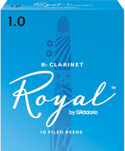 Load image into Gallery viewer, Royal by D&#39;Addario Bb Clarinet Reeds Filed - 10 Per Box