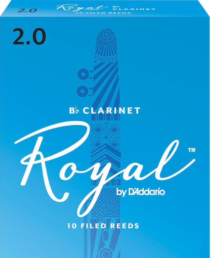 Royal by D'Addario Bb Clarinet Reeds Filed - 10 Per Box