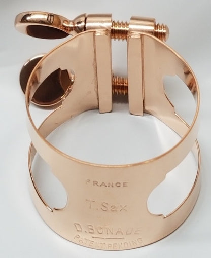 Bonade Tenor Sax Regular Rose Gold Plated Ligature - 2255PO