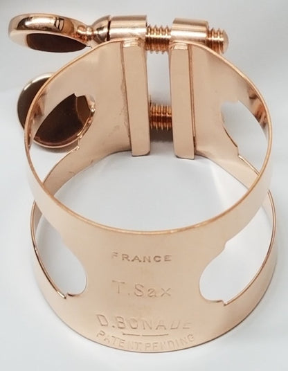 Bonade Tenor Sax Regular Rose Gold Plated Ligature - 2255PO