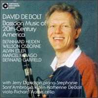 Bassoon Music of 20th Century America - David Debolt