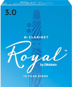 Royal by D'Addario Bb Clarinet Reeds Filed - 10 Per Box