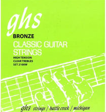 Load image into Gallery viewer, GHS Clear Tynex Trebles - Tie End - Classical Guitar Strings