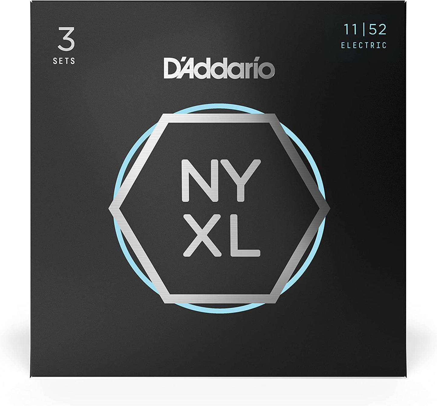 D'Addario Nickel Wound, Medium Top/ Heavy Bottom, 11-52 Electric Guitar Strings