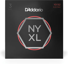 Load image into Gallery viewer, D&#39;addario Nickel Wound, Light Top/Heavy Bottom, 10-52 Electric Guitar Strings
