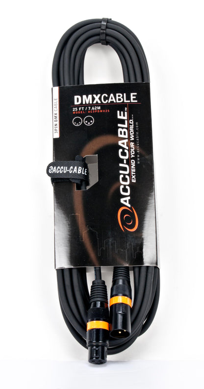 ADJ Accu-Cable 3-PIN DMX Cable 25 Feet