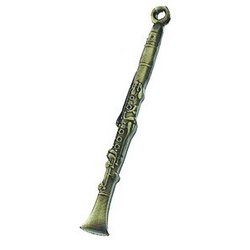 AIM GIFTS Antique Clarinet Brass Keychain - K64