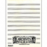 ARCHIVES FOLDED 24 PC 8 STAVE/D8S MUSIC SHEETS