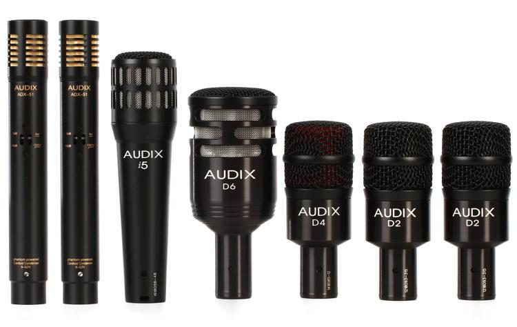 Audix 7-PIECE Drum Instrument Mic Pack