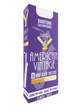 Load image into Gallery viewer, Marca American Vintage Baritone Saxophone Reeds - 5/Box