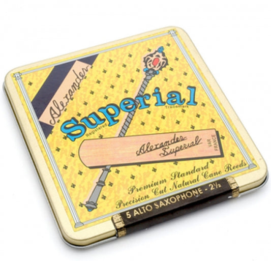 Alexander Superial Alto Sax Reeds - 5 Per Box