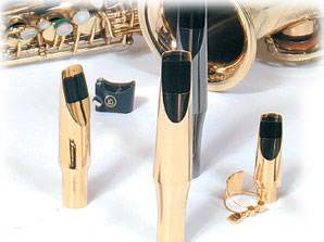 Brancher Gold Plated Alto Sax Mouthpiece with Gold Plated Ligature