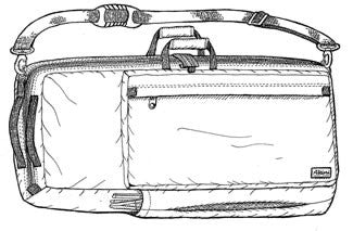 Altieri Bassoon Rectangular Backpack Case Cover #24