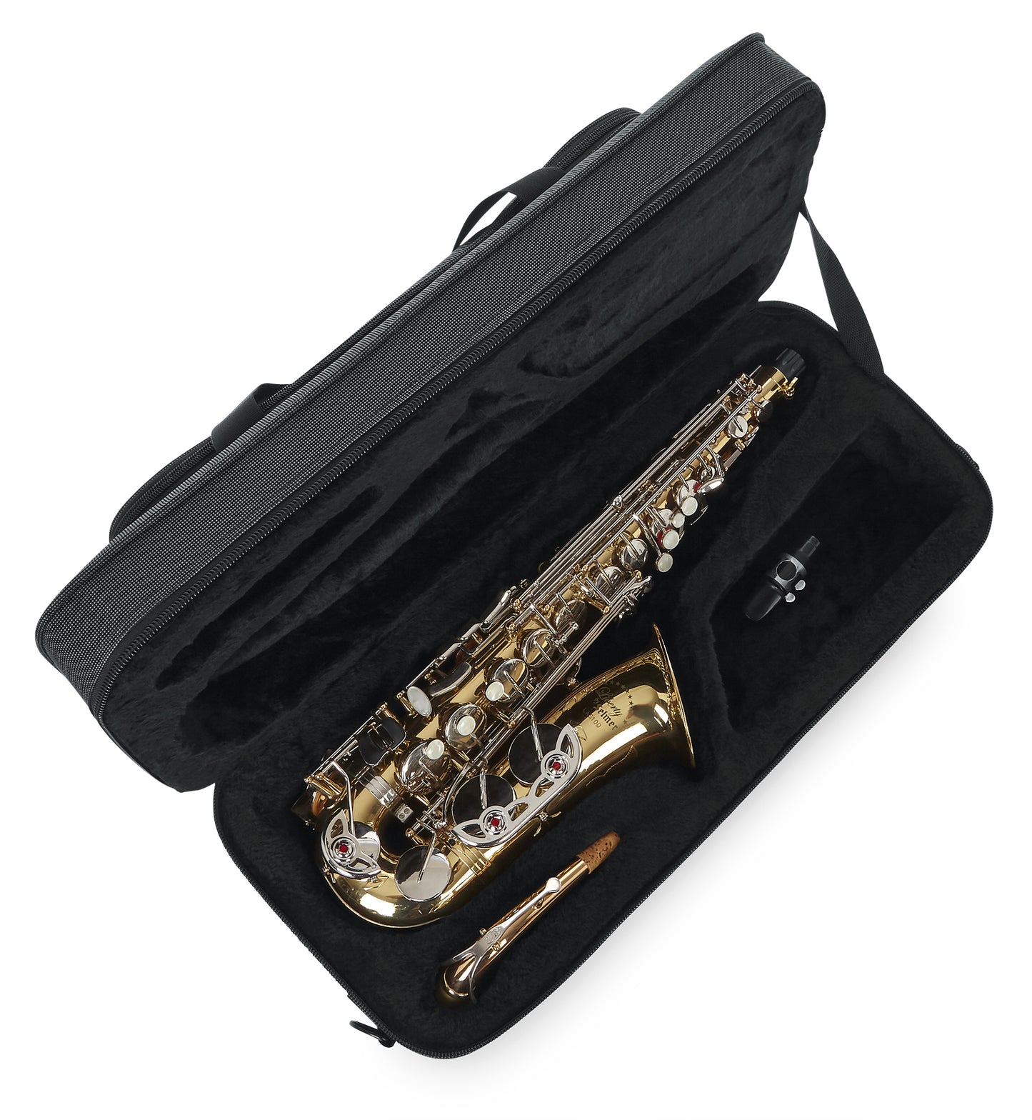 Gator Lightweight Alto Sax Case with storage space - GL-ALTOSAX-MPC